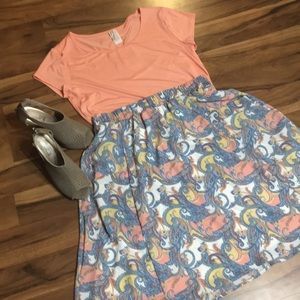 NWT - Peach Oakland Tee